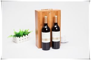 Bambu hantverk för rött vin flaska lagring av bambu Box